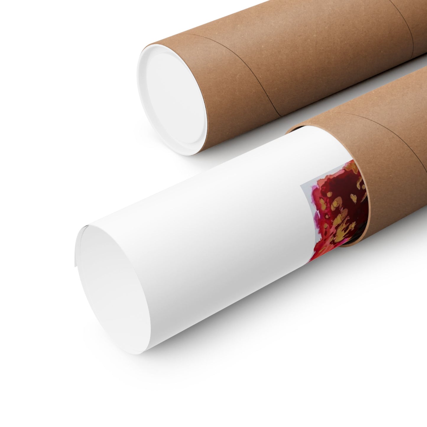 Matte Vertical Poster — Vibrant Abstract Portrait Art Print